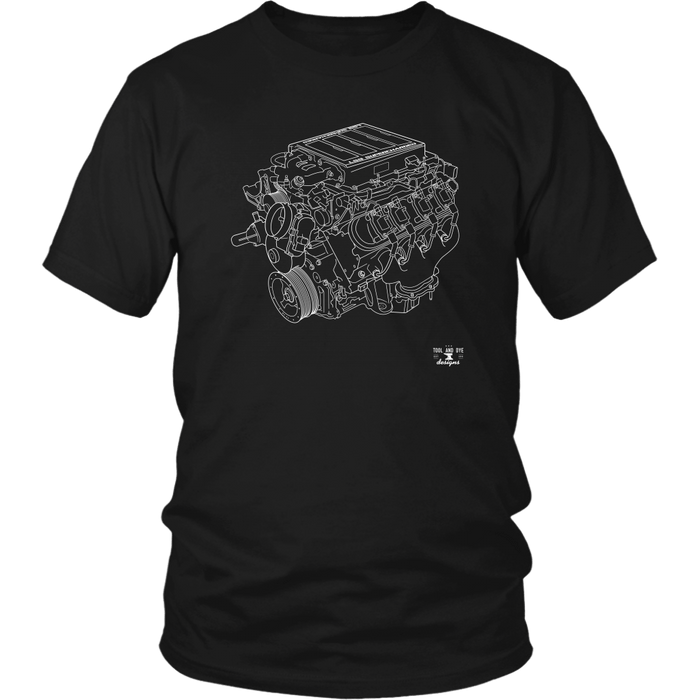 Engine Blueprint Series LS9 T-shirt or Hoodie