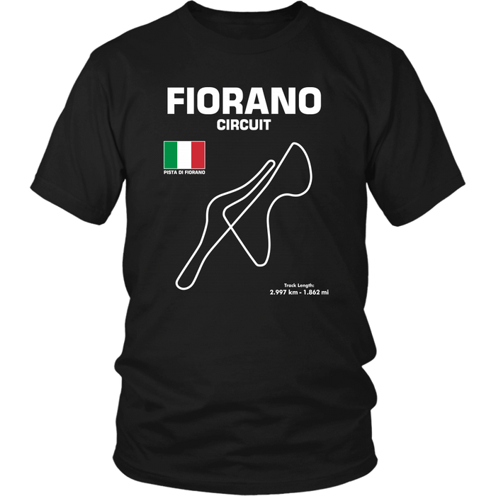 Fiorano Circuit Race Track Outline Series T-shirt or Hoodie