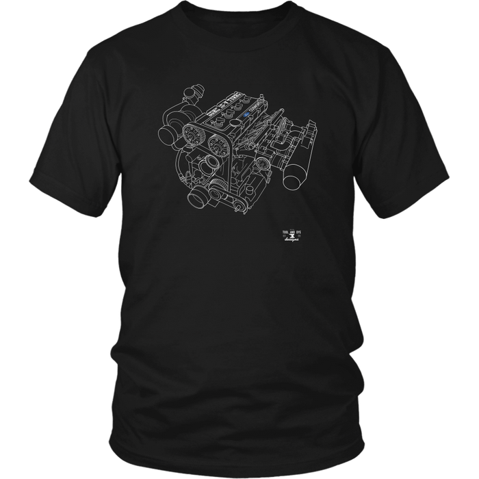 Engine Blueprint Series Cosworth YB Turbo T-shirt and Hoodie