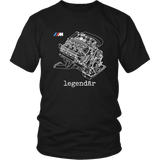 BMW E30 M3 S14 Engine illustration t-shirt