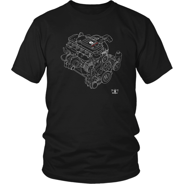 Engine Blueprint Series 24V Turbo Diesel 03-07 american truck like a  Cummins t-shirt or hoodie