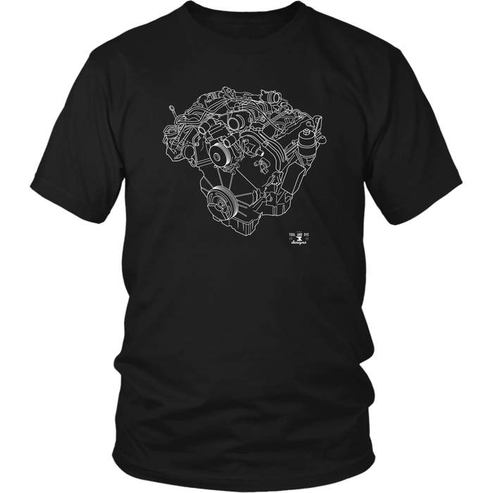 Engine Blueprint Series Diesel VM Motori t-shirt or hoodie