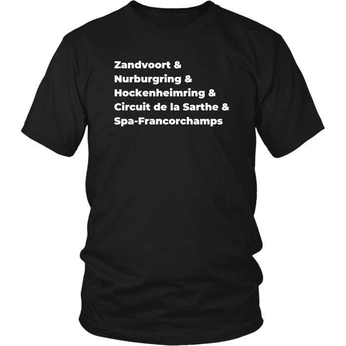 European Race Tracks V1 T-shirt or Hoodie