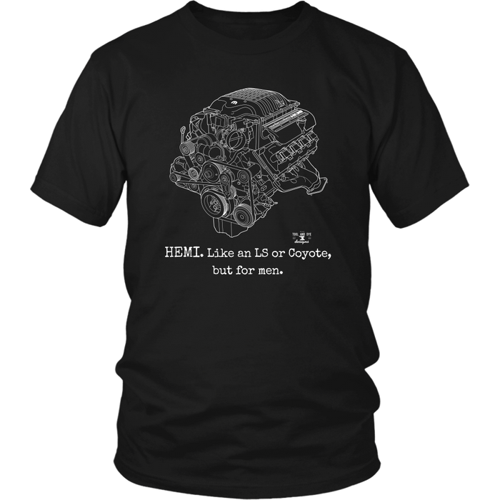 Engine Blueprint Series similar to a Hellcat "like an LS or Coyote, but for men." T-shirt or Hoodie