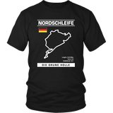 Nordschleife "Die Grune Holle" Track Outline Series Shirt and Hoodie