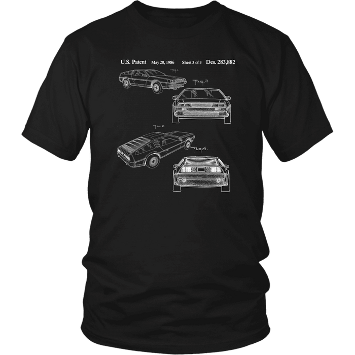 Delorean Patent Design DMC-12 sweatshirt