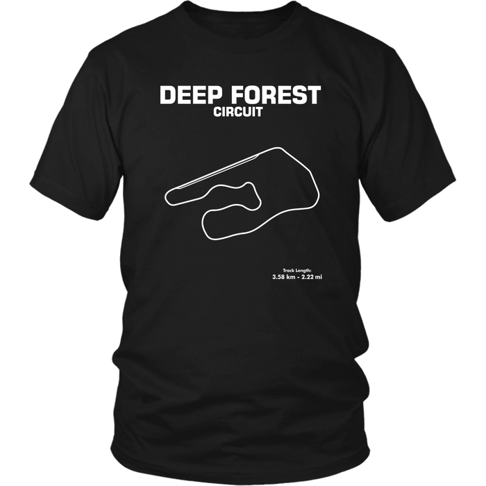 DF Circuit raceway track outline series t-shirt or hoodie