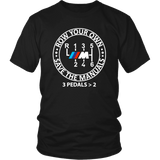 BMW M Row Your Own Save the Manuals 6 speed T-shirt