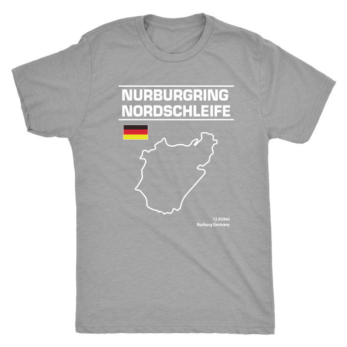 Nurburgring Nordschleife Track Outline Series shirt and hoodie