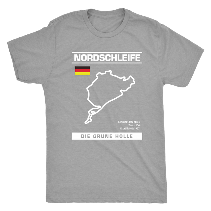 Nordschleife "Die Grune Holle" Track Outline Series Shirt and Hoodie