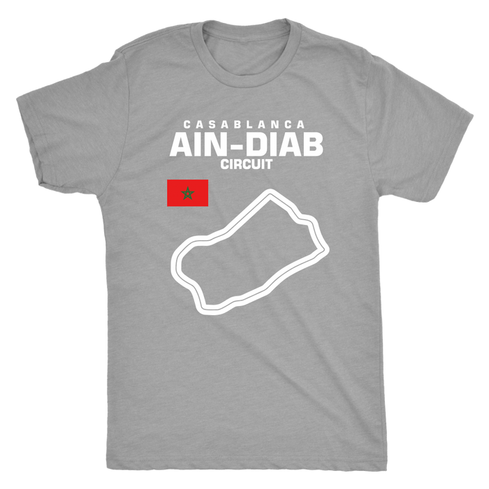 Casablanca Ain-Diab Circuit Track Outline Series T-shirt or hoodie