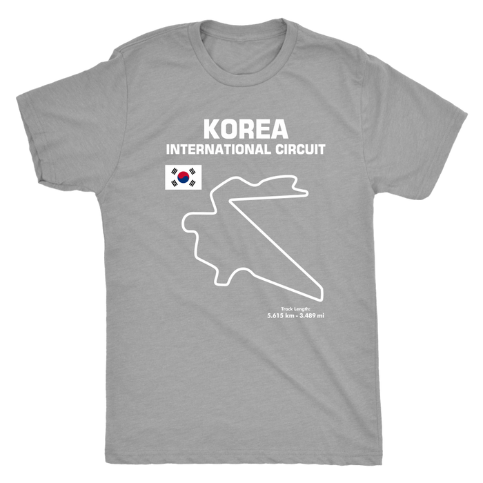 Korea International Circuit Race Track Outline Series T-shirt or Hoodie