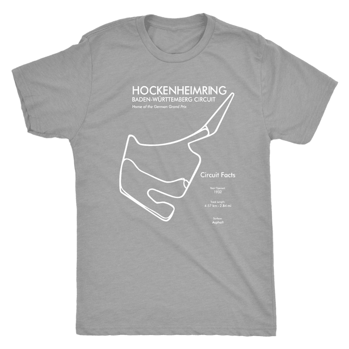 Hockenheimring Track Outline T-shirt