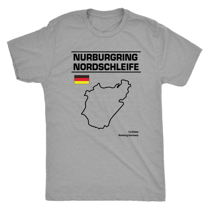 Nurburgring Nordschleife Version 2 Track Outline Series Shirt and Hoodie