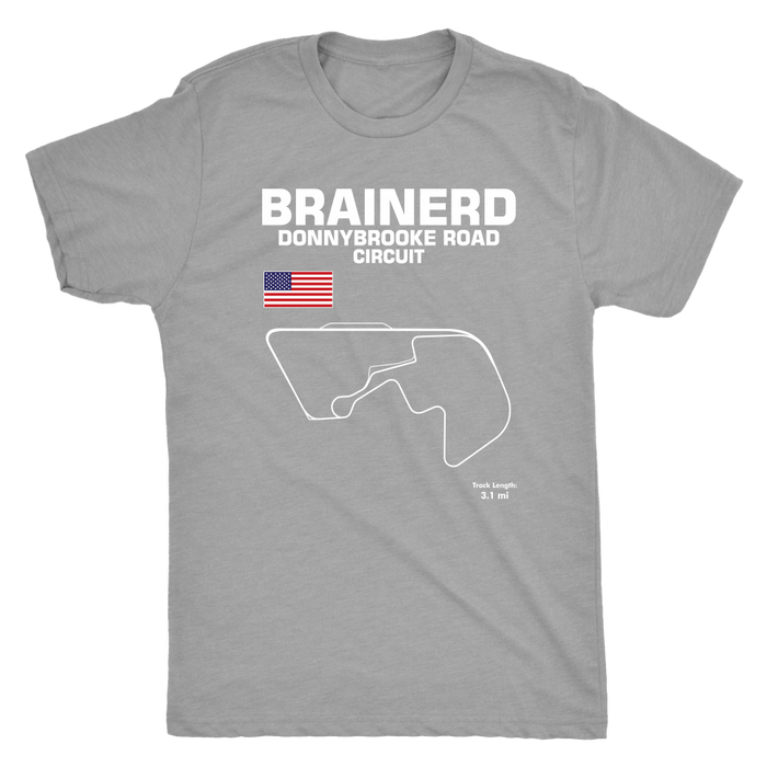 Brainerd Donnybrooke Road Course Track Outline Series T-shirt or Hoodie