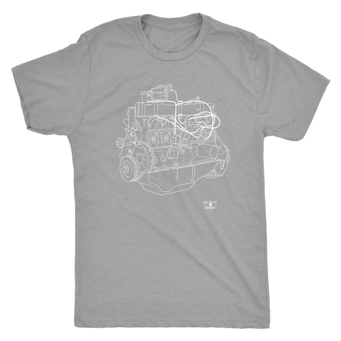 Engine Blueprint Series Ford 300 Inline 6 T-shirt or Hoodie