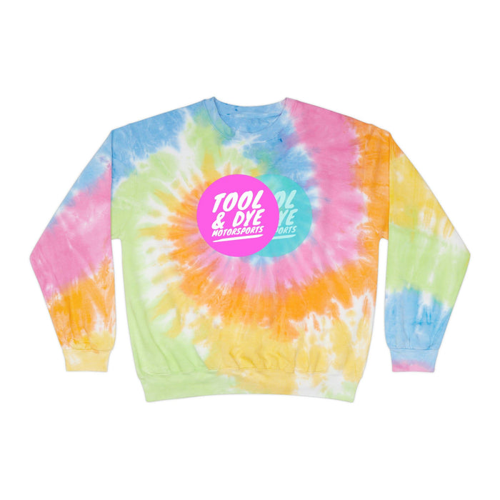 Tool and Dye Motorsports Logo Tie-Dye Sweatshirt