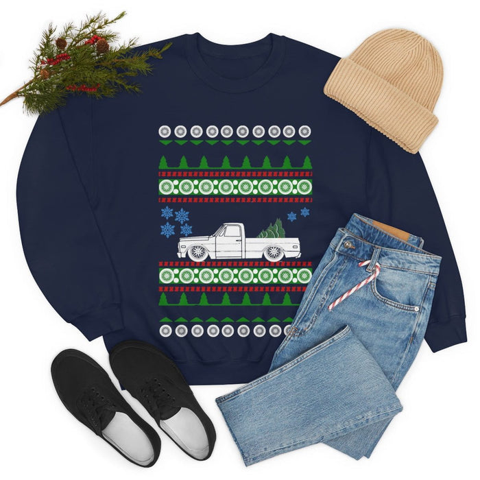 C10 Fleetside Ugly Christmas Sweater Sweatshirt