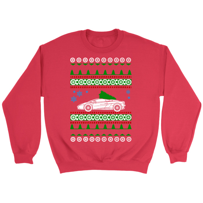 Exotic Car Ugly Christmas Sweater, hoodie and long sleeve t-shirt Lamborghini Gallardo sweatshirt