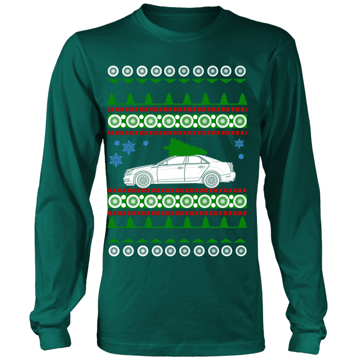 Cadillac CTS-V Ugly Christmas Sweater, hoodie and long sleeve t-shirt sweatshirt