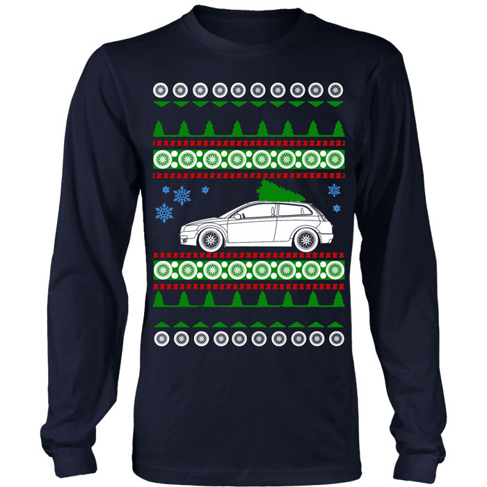 European Car Hatchback C30 Swedish Car like a  Ugly Christmas Sweater sweatshirt