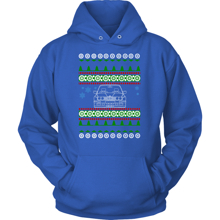 BMW E30 M3 Head-On Ugly Christmas Sweater, hoodie and long sleeve t-shirt sweatshirt