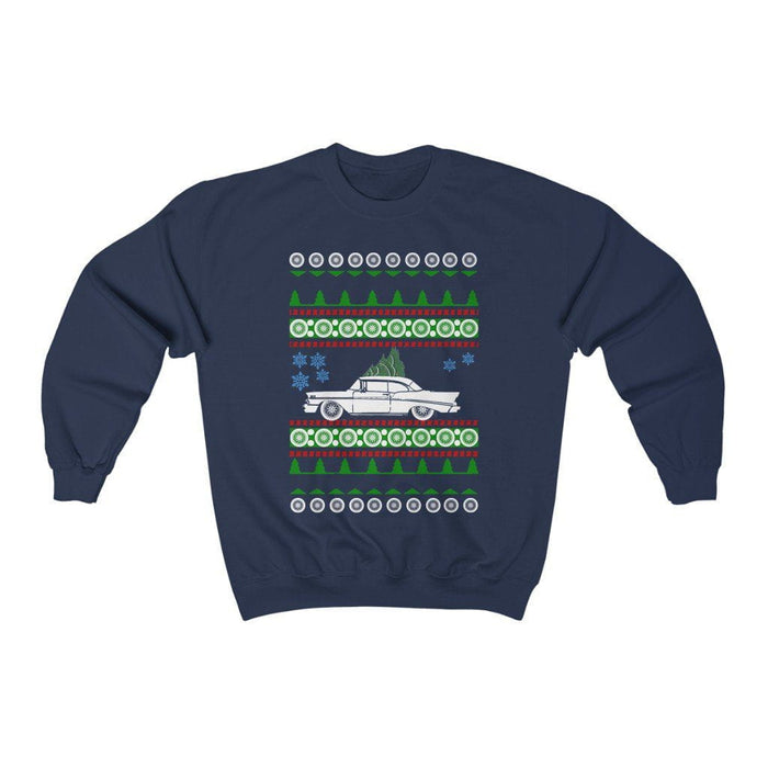 Chevy Bel Air 1957 Ugly Christmas Sweater Sweatshirt