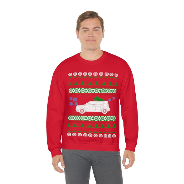 UK Car like a Soul Ugly Christmas Sweater kia