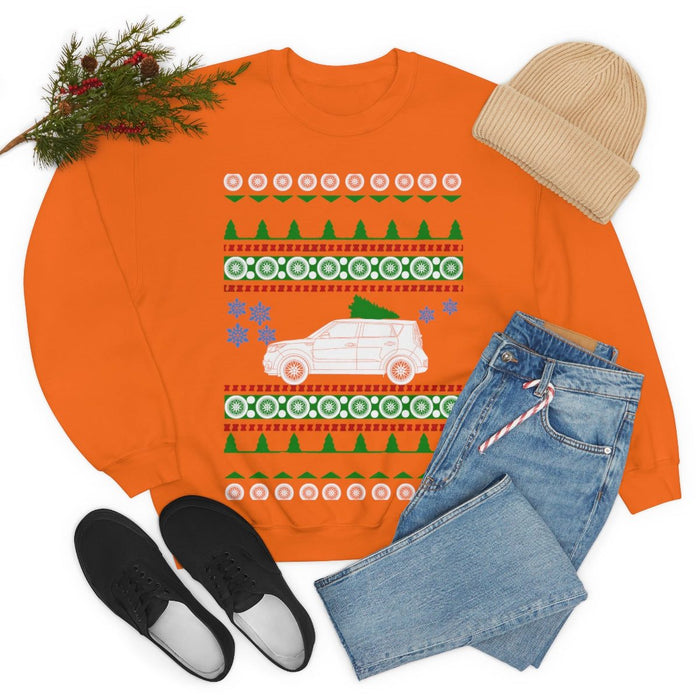 UK Car like a Soul Ugly Christmas Sweater kia