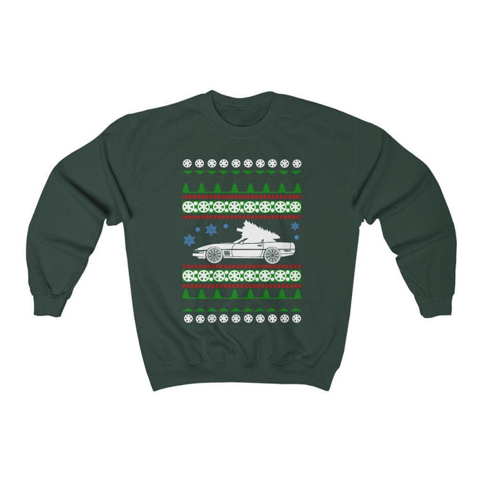 Sports car like C4 Ugly Christmas Sweater