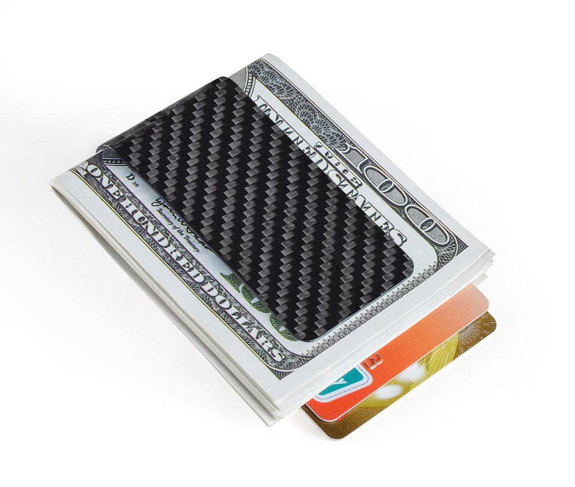 Tool and Dye Designs Real Carbon Fiber Money Clip / High Gloss