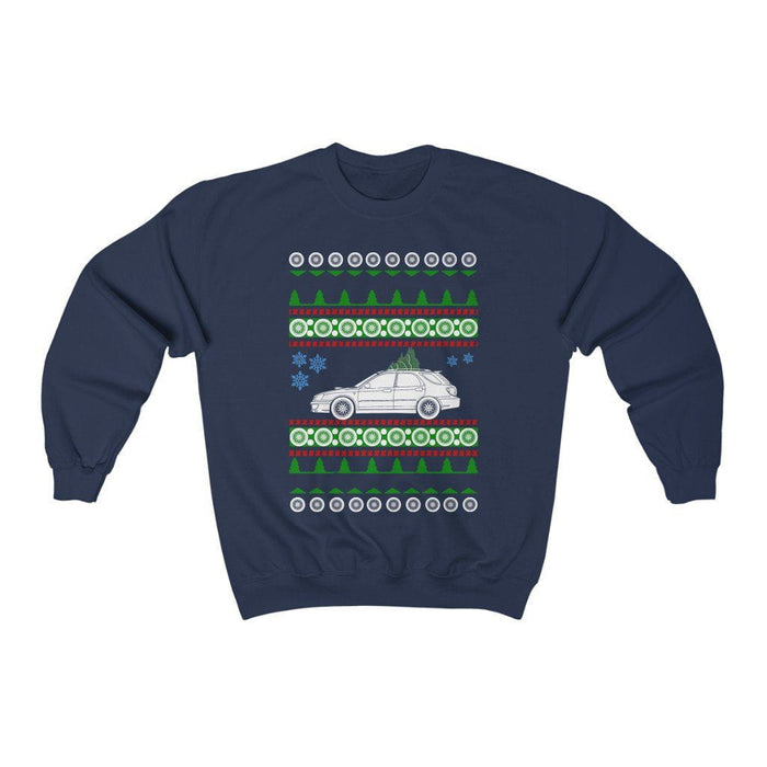 Japanese car like a WRX Wagon Ugly Christmas Sweater Sweatshirt more colors