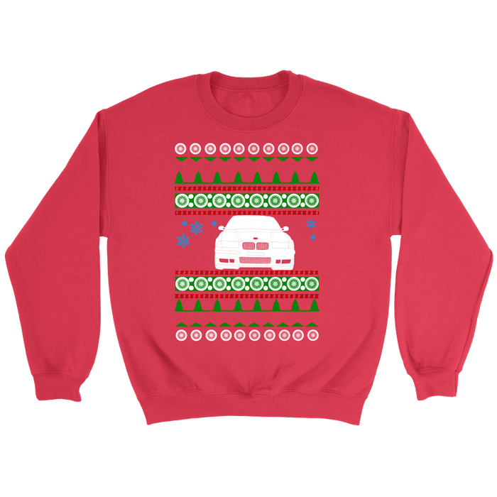 BMW E36 M3 front Ugly Christmas Sweater, hoodie and long sleeve t-shirt sweatshirt