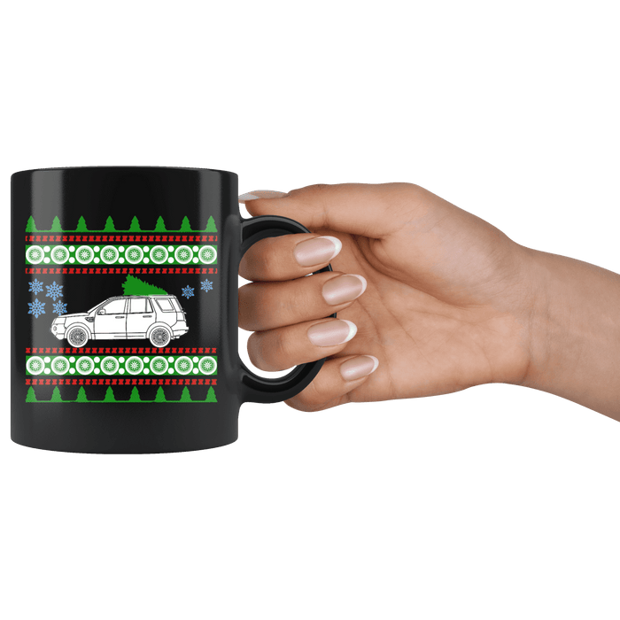 Land Rover LR2 Ugly Christmas Sweater Mug