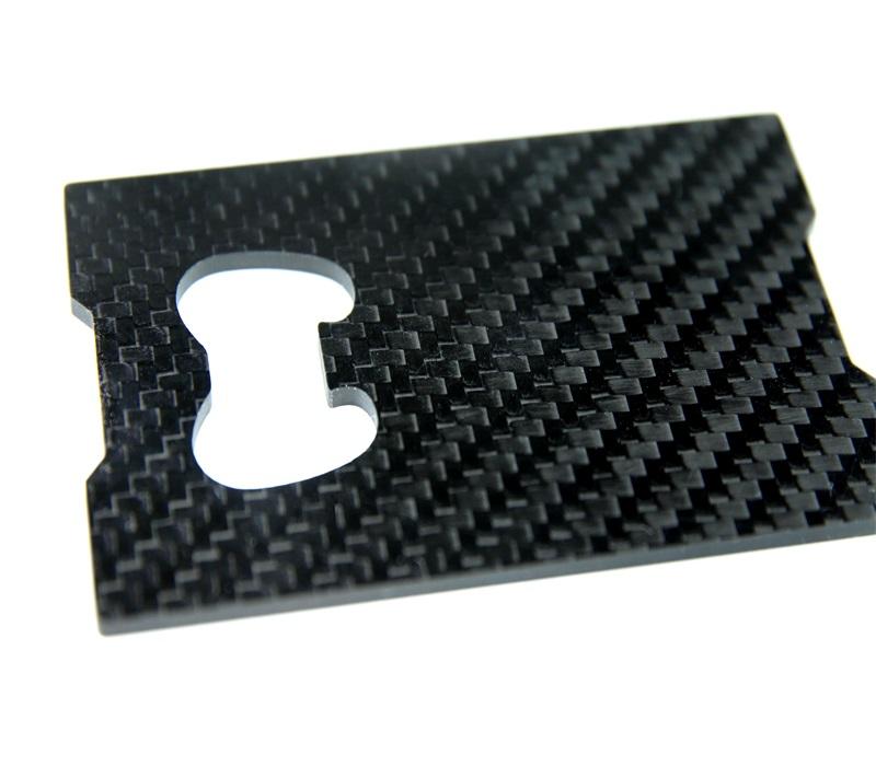 Carbon Fiber Bottle Opener / Card Holder