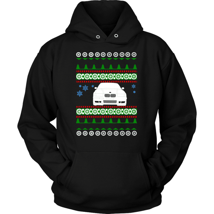 BMW E36 M3 front Ugly Christmas Sweater, hoodie and long sleeve t-shirt sweatshirt