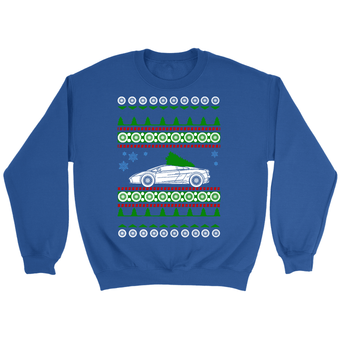 Exotic Car Ugly Christmas Sweater, hoodie and long sleeve t-shirt Lamborghini Gallardo sweatshirt