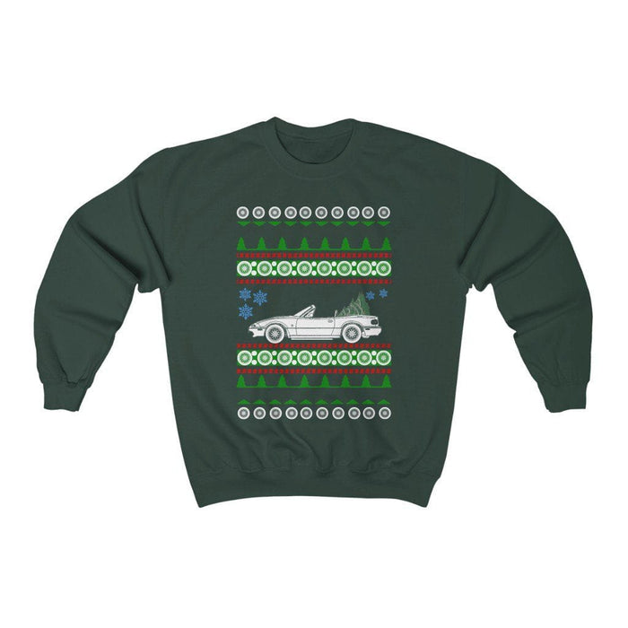 Miata NA v2 Ugly Christmas Sweater Sweatshirt (many colors)