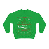 Copy of Military Helicopter Blackhawk Ugly Christmas Sweater Sweatshirt monster digital