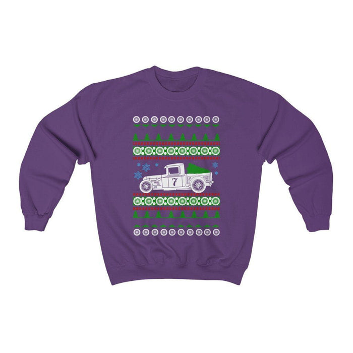 Ford Truck 1932 Ugly Christmas Sweater Sweatshirt