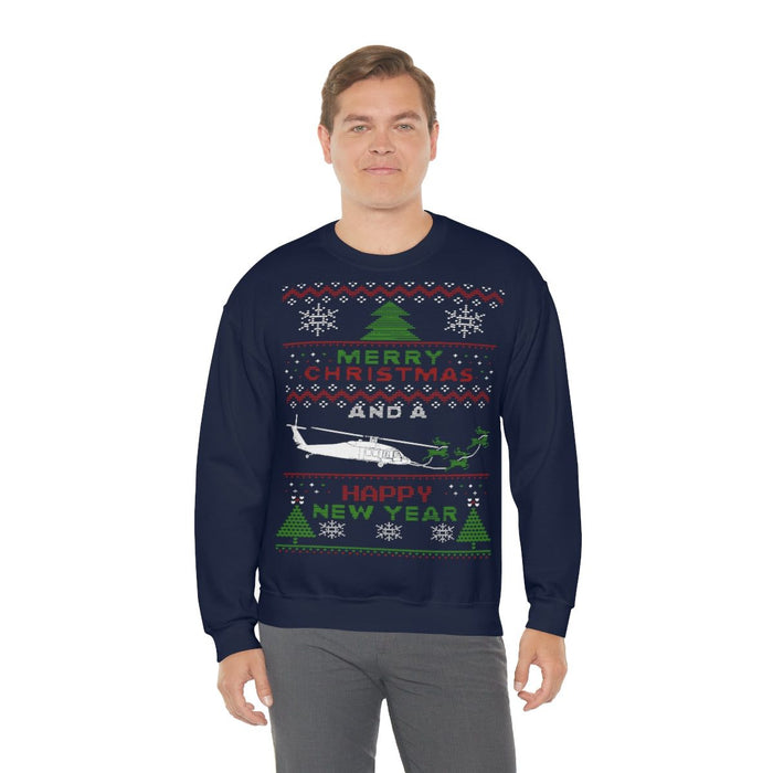 Germany Military Helicopter Blackhawk Ugly Christmas Sweater Sweatshirt