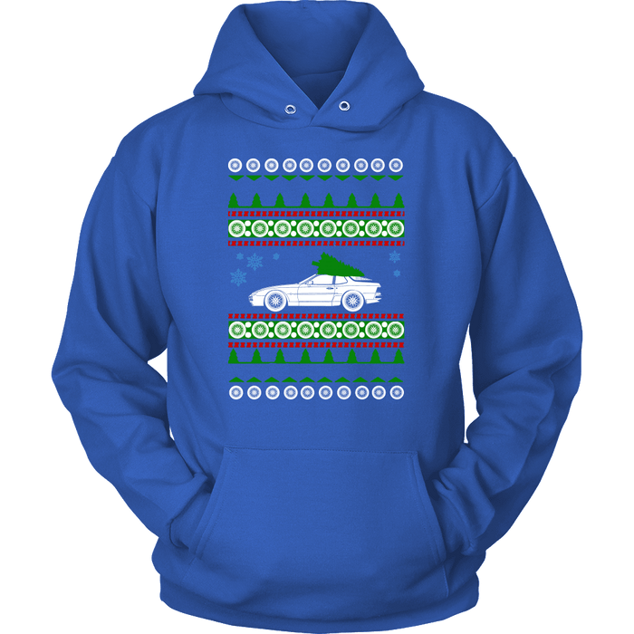 German Car Porsche style 944 951 Turbo Ugly Christmas Sweater Hoodie and Long Sleeve T-shirt sweatshirt