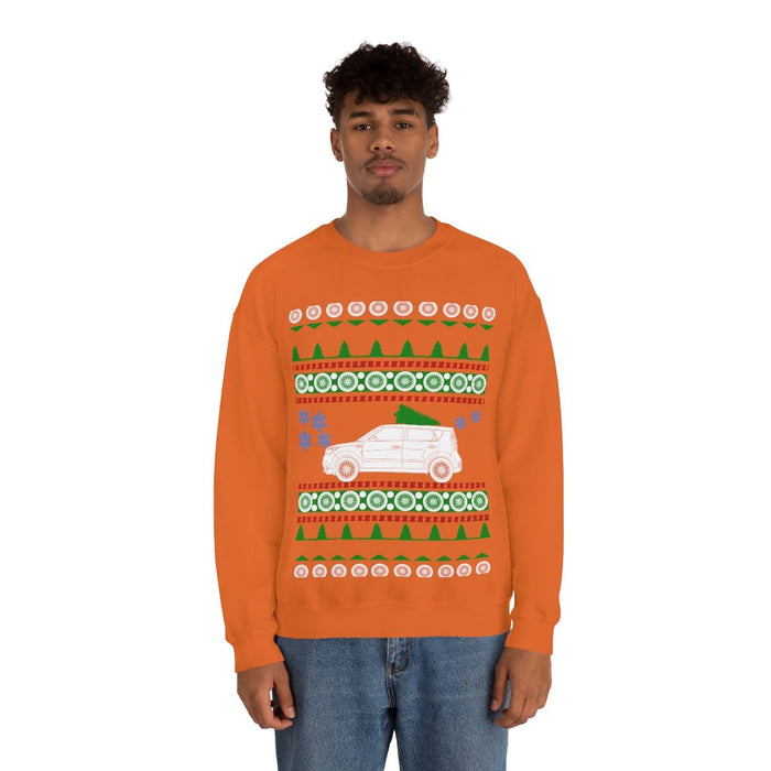 UK Car like a Soul Ugly Christmas Sweater kia