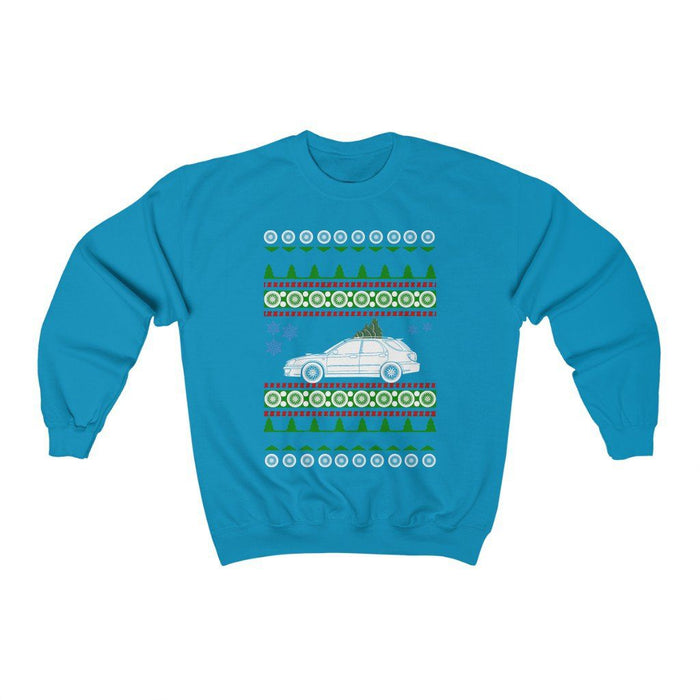 Japanese car like a WRX Wagon Ugly Christmas Sweater Sweatshirt more colors