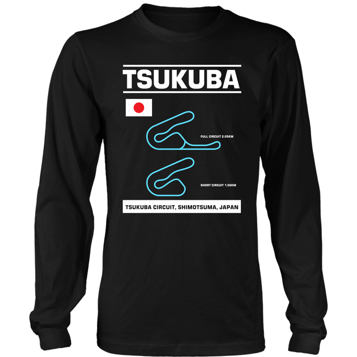 Tsukuba Circuit Race Track Outline Series T-shirt