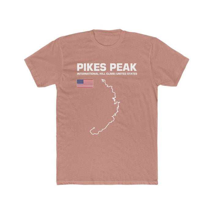 Pikes Peak International Hill Climb Track Outline Series T-shirt other colors