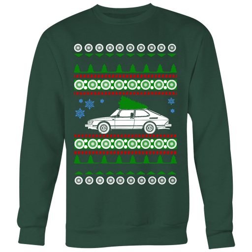 saab 900 ugly christmas sweater