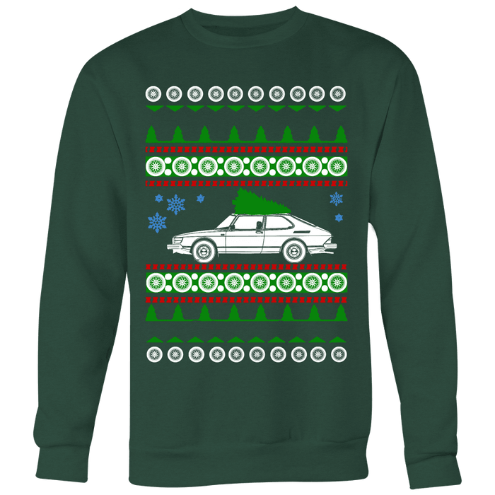 saab 900 ugly christmas sweater