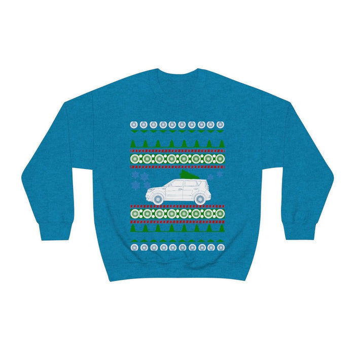 UK Car like a Soul Ugly Christmas Sweater kia