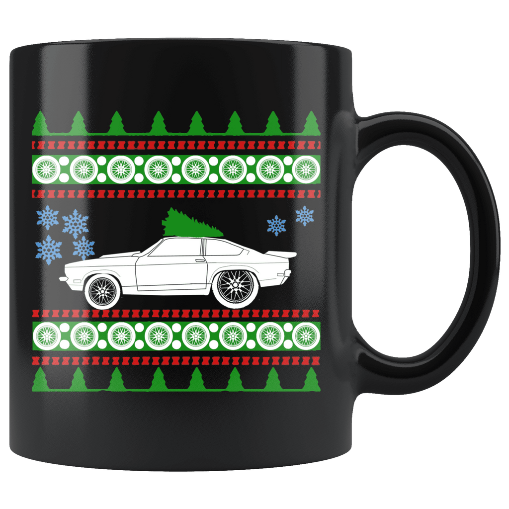 1973 Chevy Vega Drag Christmas Sweater Mug